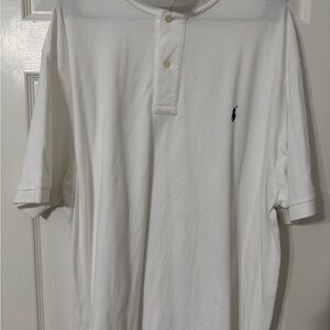 Ralph Lauren White Polo Shirt Classic Cotton
